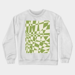 Check Glass | Forest Green Crewneck Sweatshirt